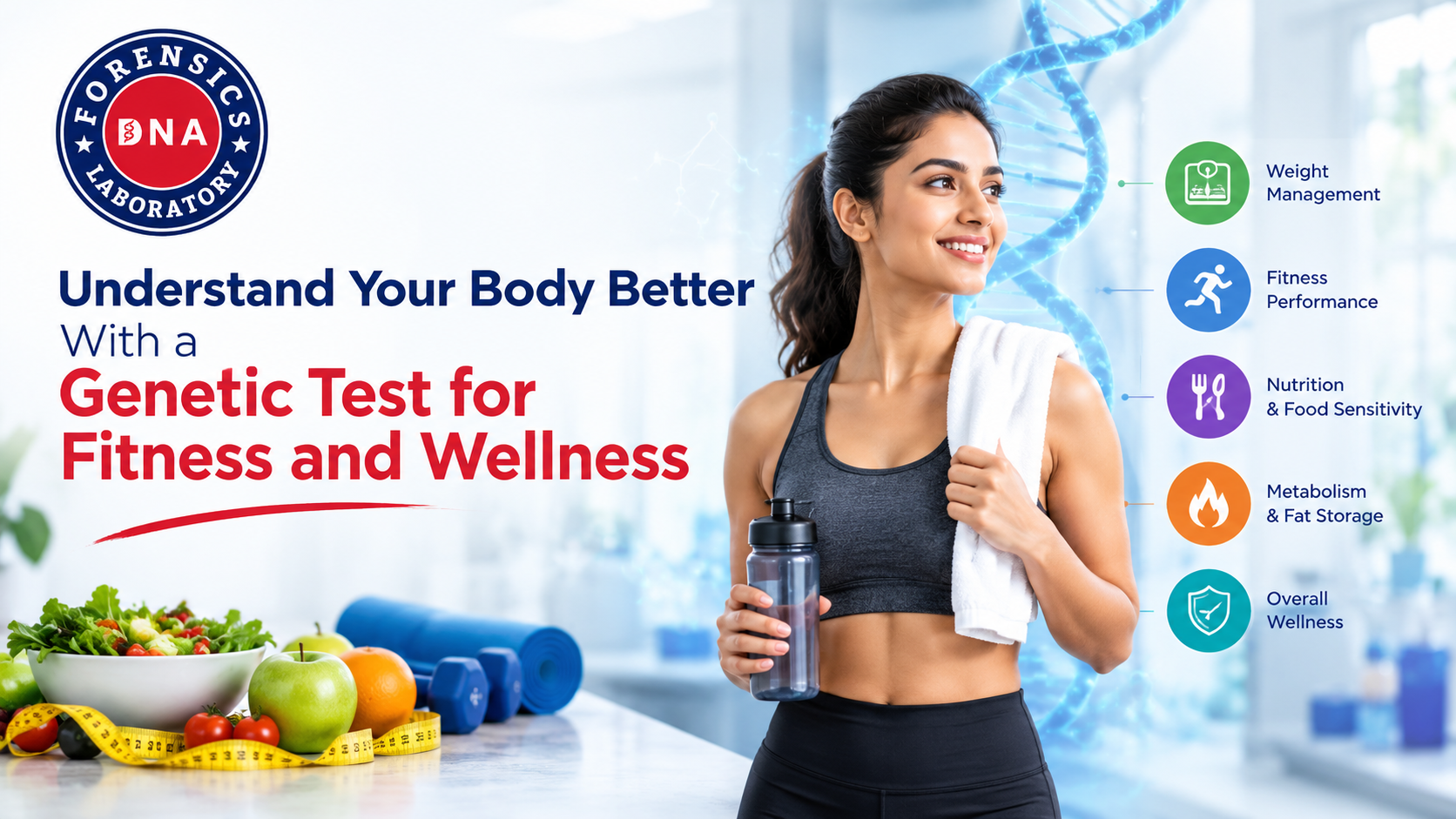 Understand Your Body Better With a Genetic Test for Fitness and Wellness – DNA Forensics Laboratory Pvt. Ltd.